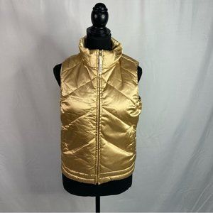 Vintage 00's Gold BeBe Puffer Vest